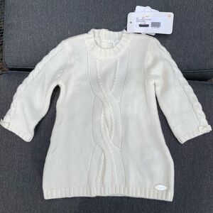 Mayoral Cable Knit Infant Sweater Dress Size 4/6 Months